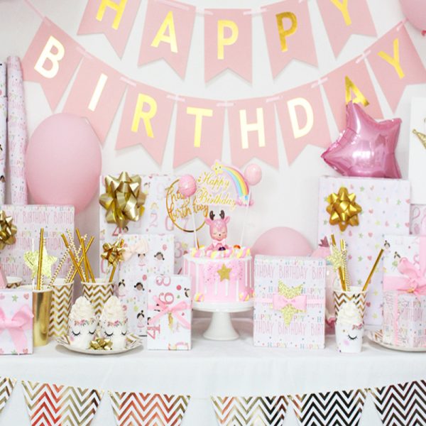 Lovely Birthday Gift Wrapping Paper