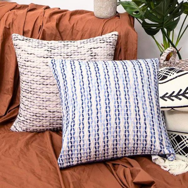 Retro Patterns Cushion Cover • 2 Colors
