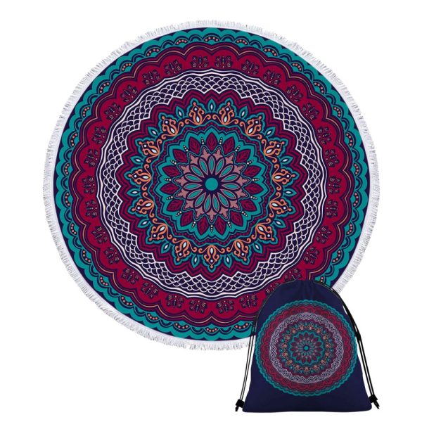 ORIENTAL • XXL ROUND BEACH TOWEL