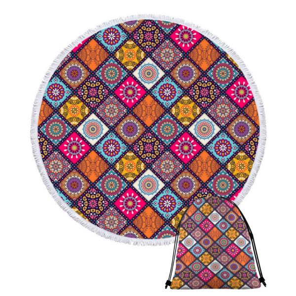 BOHO • XXL ROUND BEACH TOWEL