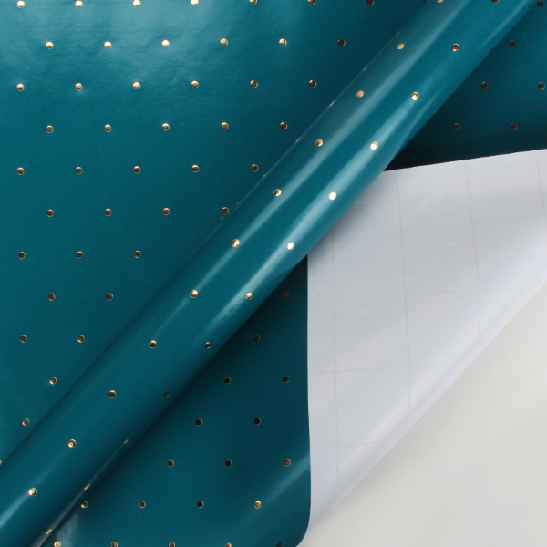 DOTS ON TEAL