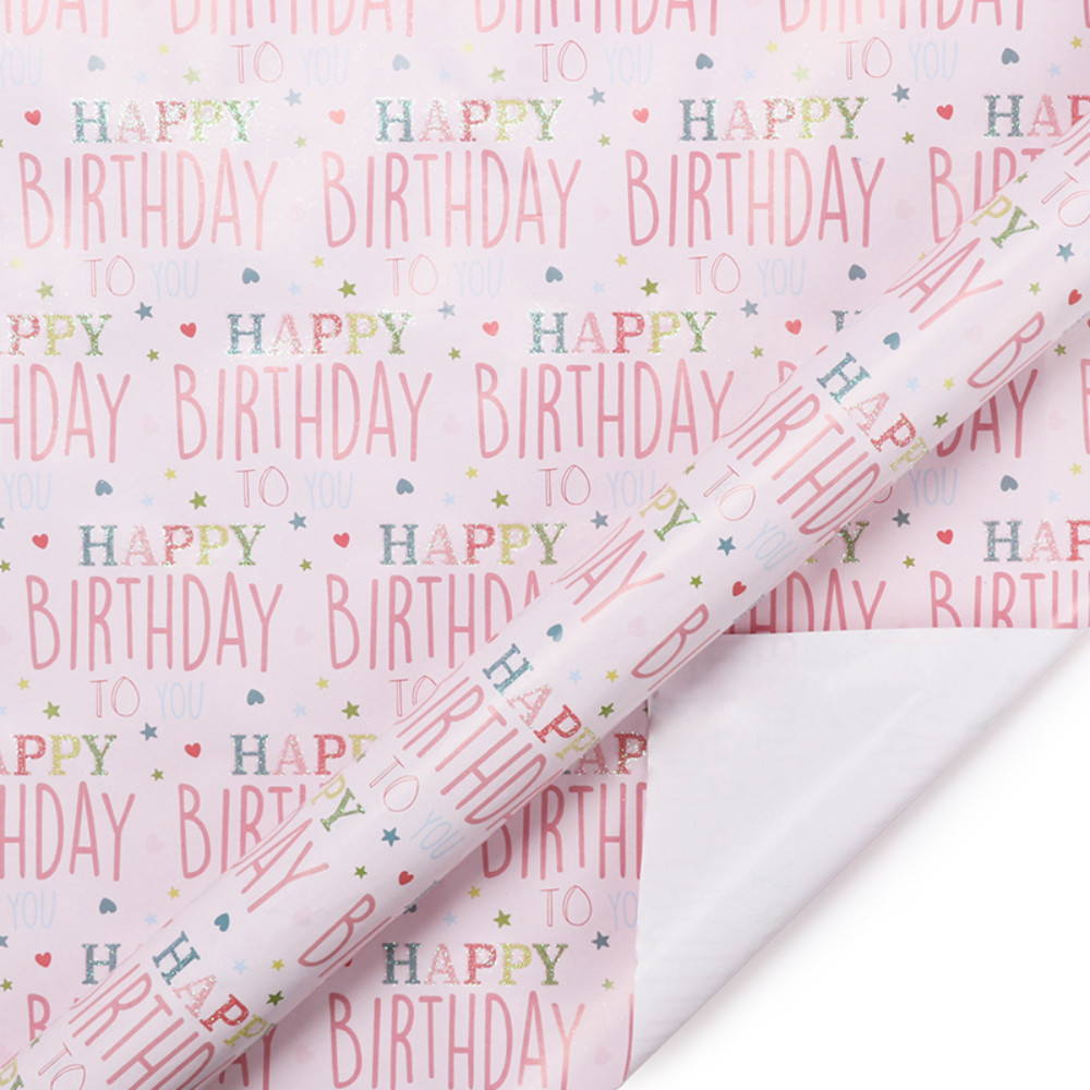 Glittery Happy Birthday