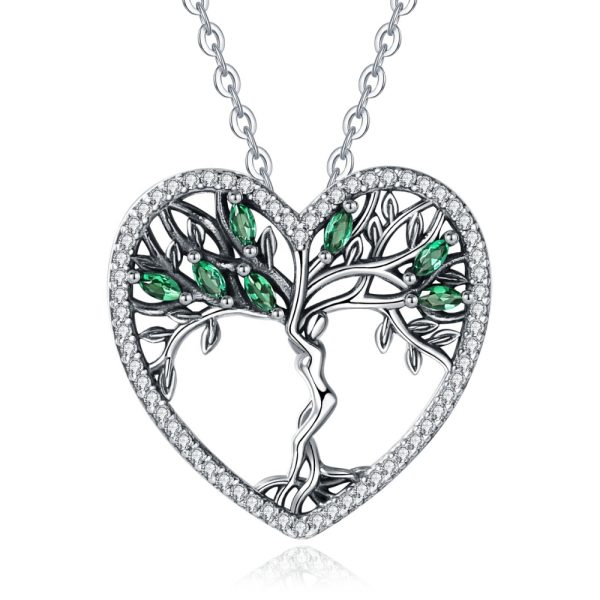 Source of Love • Rhodium Plated 925 Sterling Silver Necklace
