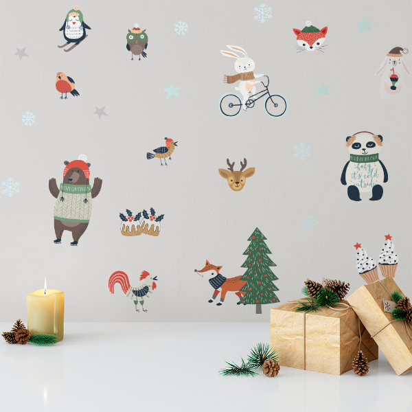 Snow Animals • Sticker Set