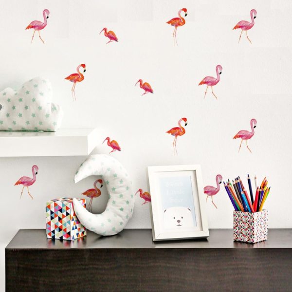 Water Color Flamingos • Sticker Set