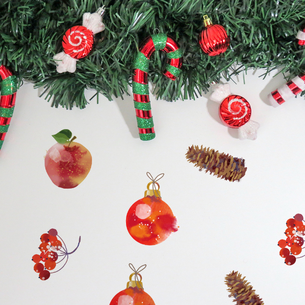 Christmas Ornaments • Sticker Set