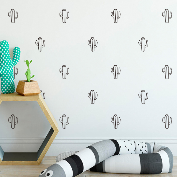 Origami Cactus • Sticker Set