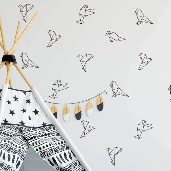 Origami Birds • Sticker Set