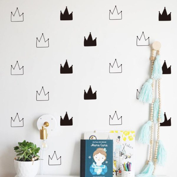 Black & White Crowns • Sticker Set