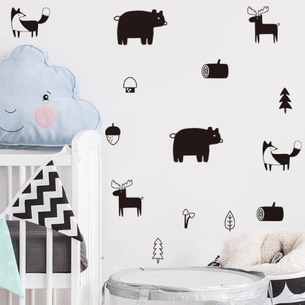 Winter Forest Animals • Sticker Set