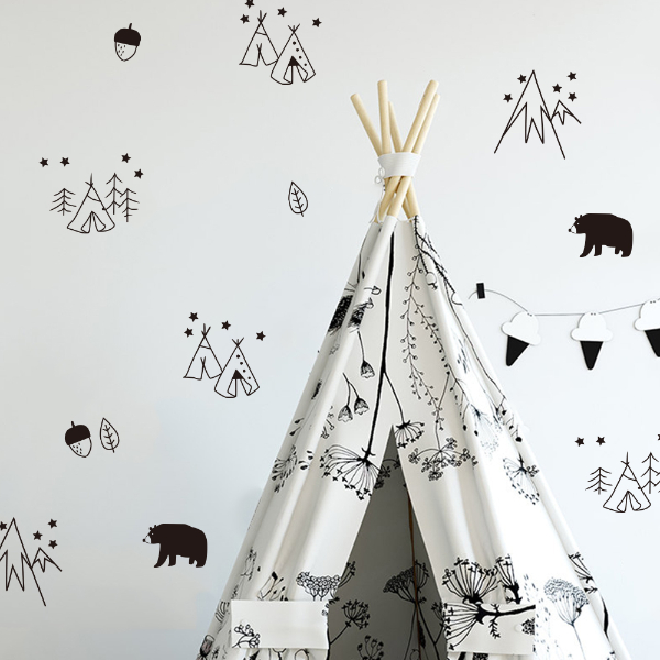 Mountain Tepee • Sticker Set