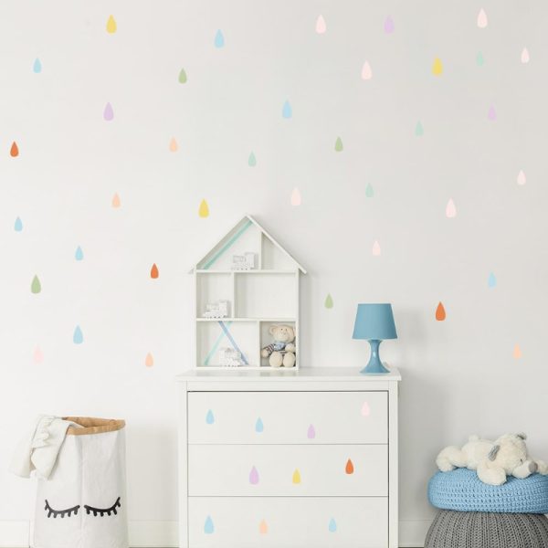 Pastel Rain Drops • Sticker Set