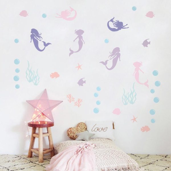 Pastel Mermaids I • Sticker Set