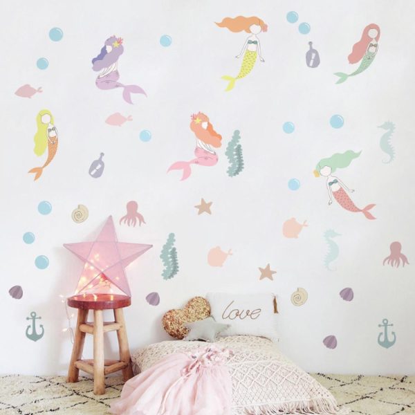 Pastel Mermaids II • Sticker Set