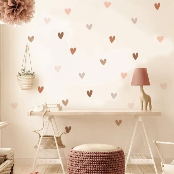 Earth Color Hearts • Sticker Set