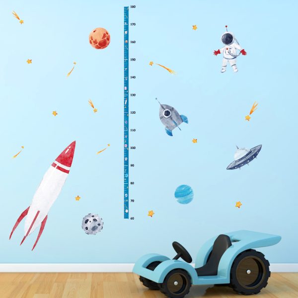 Astronaut • Height Ruler Sticker Set