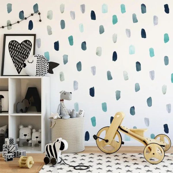 Blue Brush Strokes • Sticker Set