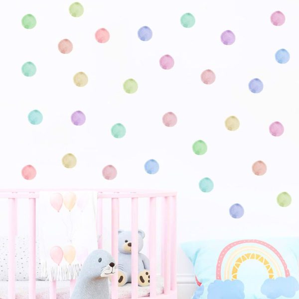 Water Color Pastel Dots II • Sticker Set