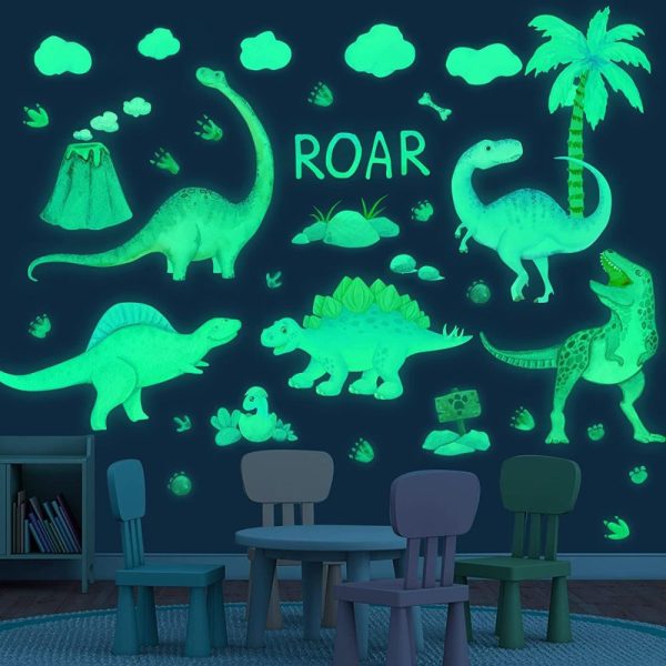 Dinosaurs • Glow-in-the-Dark Sticker Set