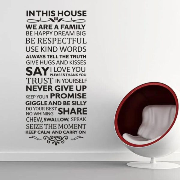House Rules • Motivational Sticker Set