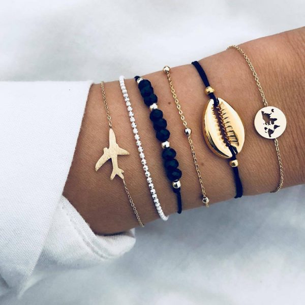 The Jetsetter • Charms Bracelet Set