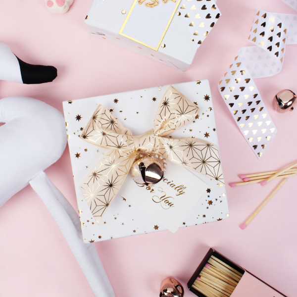 Premium Gold Foil Printing Gift Wrapping Paper