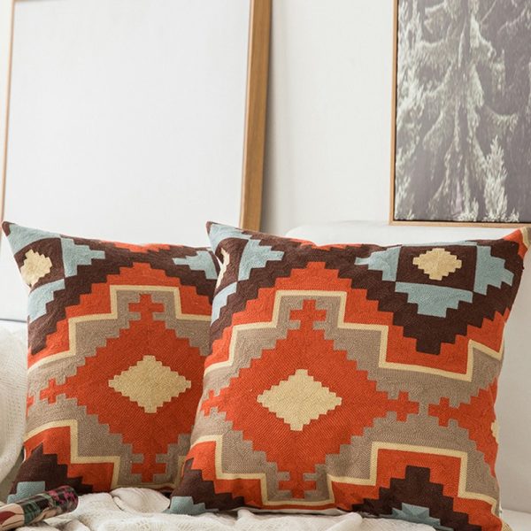 Red Kilim Cushion Cover • Style 1