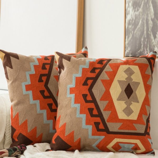 Red Kilim Cushion Cover • Style 2