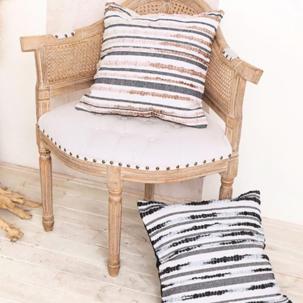 Retro Stripes Cushion Cover • 2 Colors