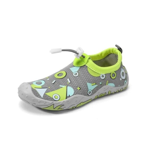 KIDS AMPHIBOS AQUA SHOES • LIME GRAY