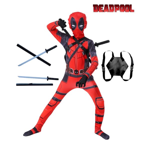 DEADPOOL • Deluxe Boys Costume with Accessories