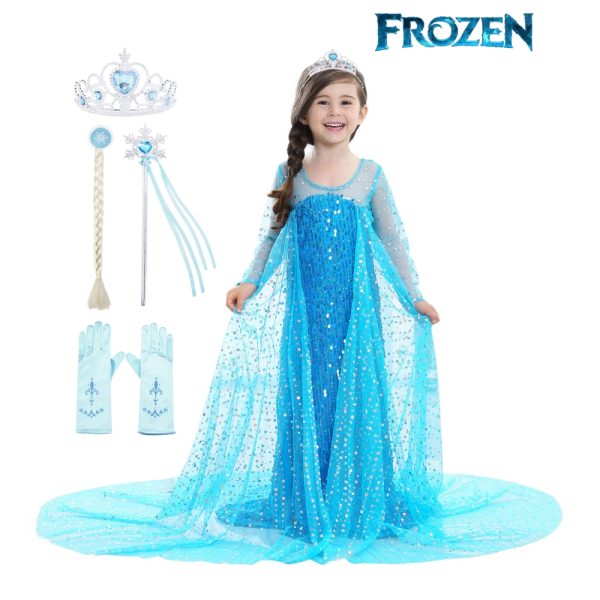 ELSA • Deluxe Girls Costume with Accessories