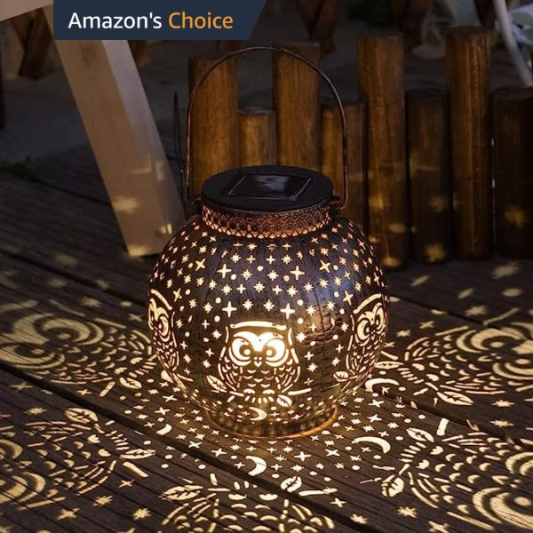 SOLAR LED GARDEN LANTERN • NIGHT OWL