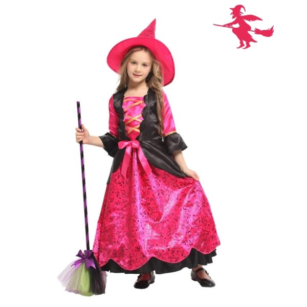 BROOM WITCH • Deluxe Girls Costume with Accessories