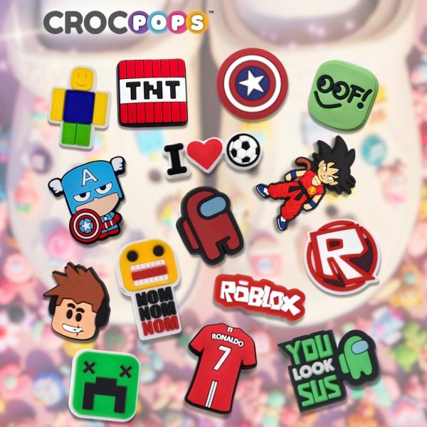GAMES & HEROES • CROCPOPS™ CHARMS