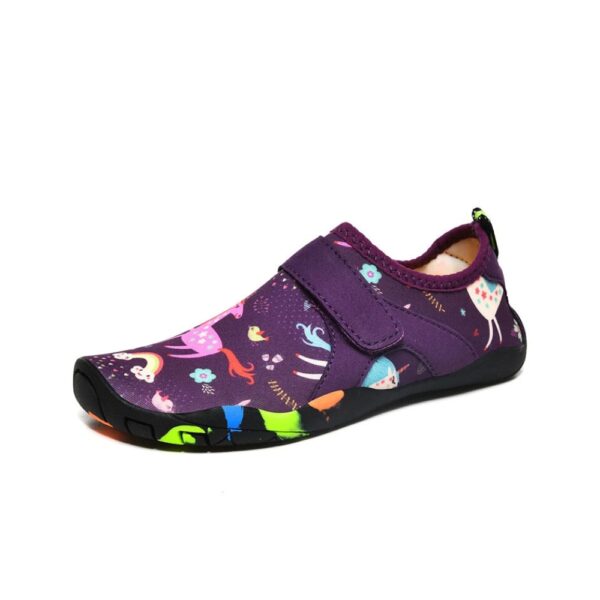 KIDS AMPHIBOS AQUA SHOES • PURPLE UNICORNS